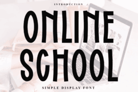 Online School Font