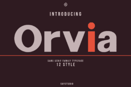 Orvia DEMO Font
