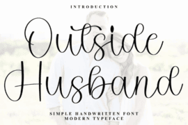 Outside Husband Font