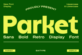Parket-Demo Font