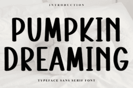 Pumpkin Dreaming Font