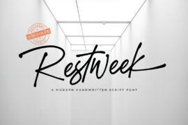 Restweek Font