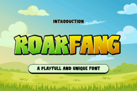Roar Fang Font