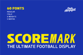Scoremark Demo Font Family