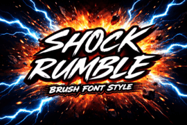 Shock Rumble Demo Font Family