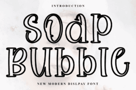 Soap Bubble Font