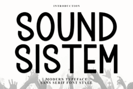 Sound Sistem Font