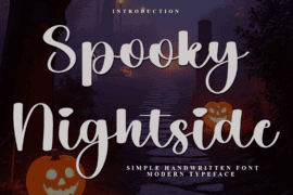 Spooky Nightside Font