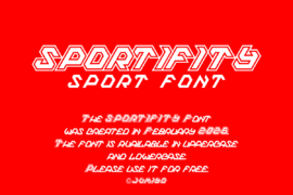 SPORTIFITY Font