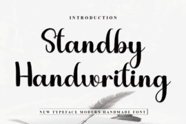 Standby Handwriting Font