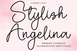 Stylish Angelina Font