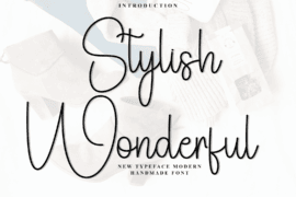 Stylish Wonderful Font
