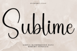 Sublime Font