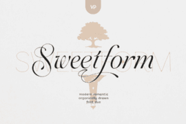 Sweetform Demo Font