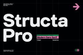 TRT Structa Pro Demo Font Family