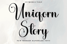 Uniqorn Story Font
