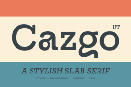 UT Cazgo Demo Font