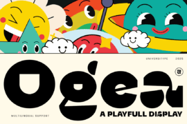UT Ogea Display Demo Font