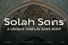UT Solah Sans Trial Font
