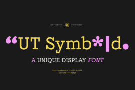 UT Symbold demo Font