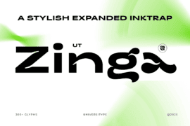 UT Zinga Demo Font