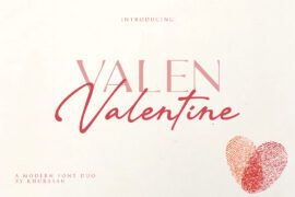 Valen Valentine Font Family