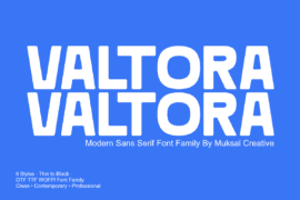 Valtora Font