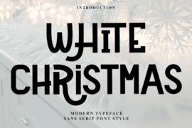 White Christmas Font