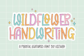 Wildflower Handwriting Font