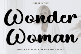 Wonder Woman Font