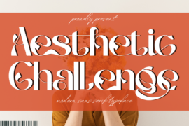 Aesthetic Challenge Demo Font