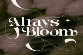 Alrays Bloom Demo Font