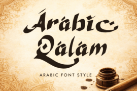 Arabic Qalam Demo Font
