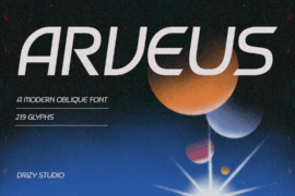 Arveus Demo Font