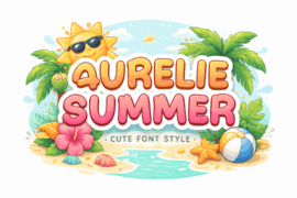 Aurelie Summer Demo Font