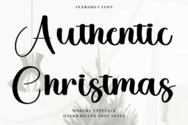 Authentic Christmas Font