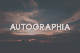 Autographia Font