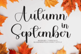 Autumn In Septemeber Font