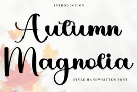 Autumn Magnolia Font