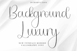 Background Luxury Font