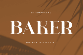 Baker Font
