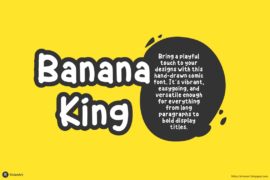 Banana King Font