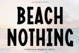 Beach Nothing Font