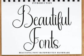 Beautiful Fonts Font