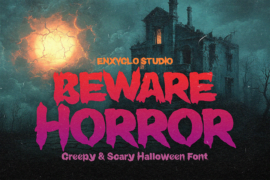 Beware Horror Font