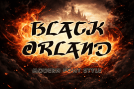 Black Orland Demo Font