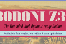 Bodoni Z37 Font Family