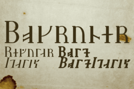 Bokruner Font Family