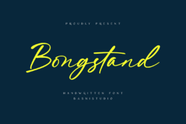 Bongstand Font