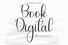 Book Digital Font